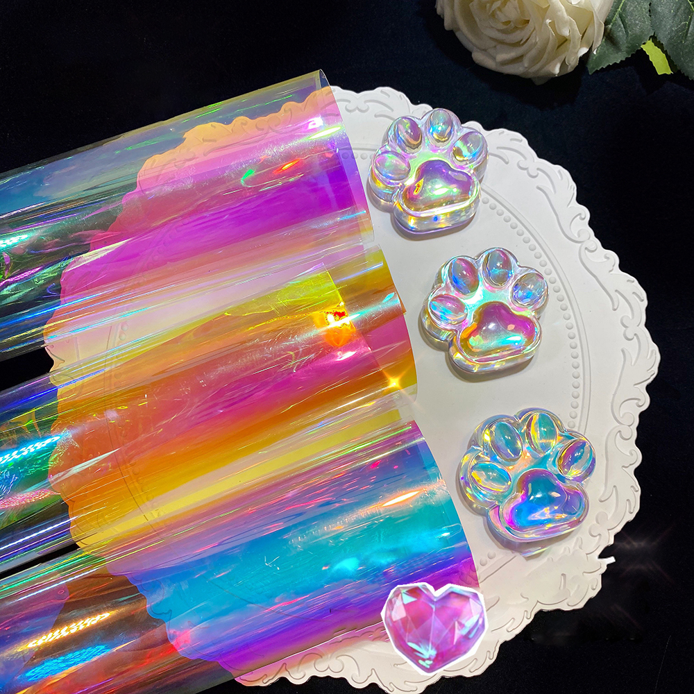 Resin Art Sticker - Aurora Laser Film Foil Resin Jewelry