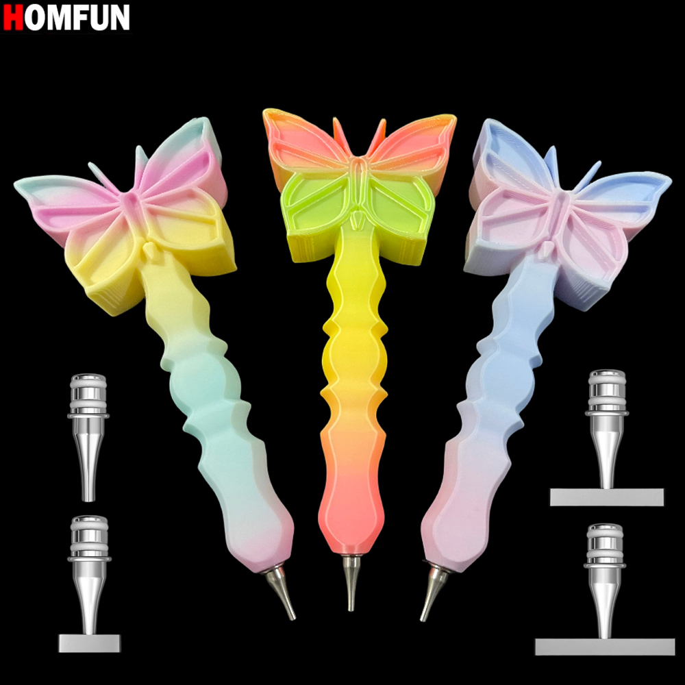 Resin Art Pen - HOMFUN 3D Print Butterfly Diamond Painting