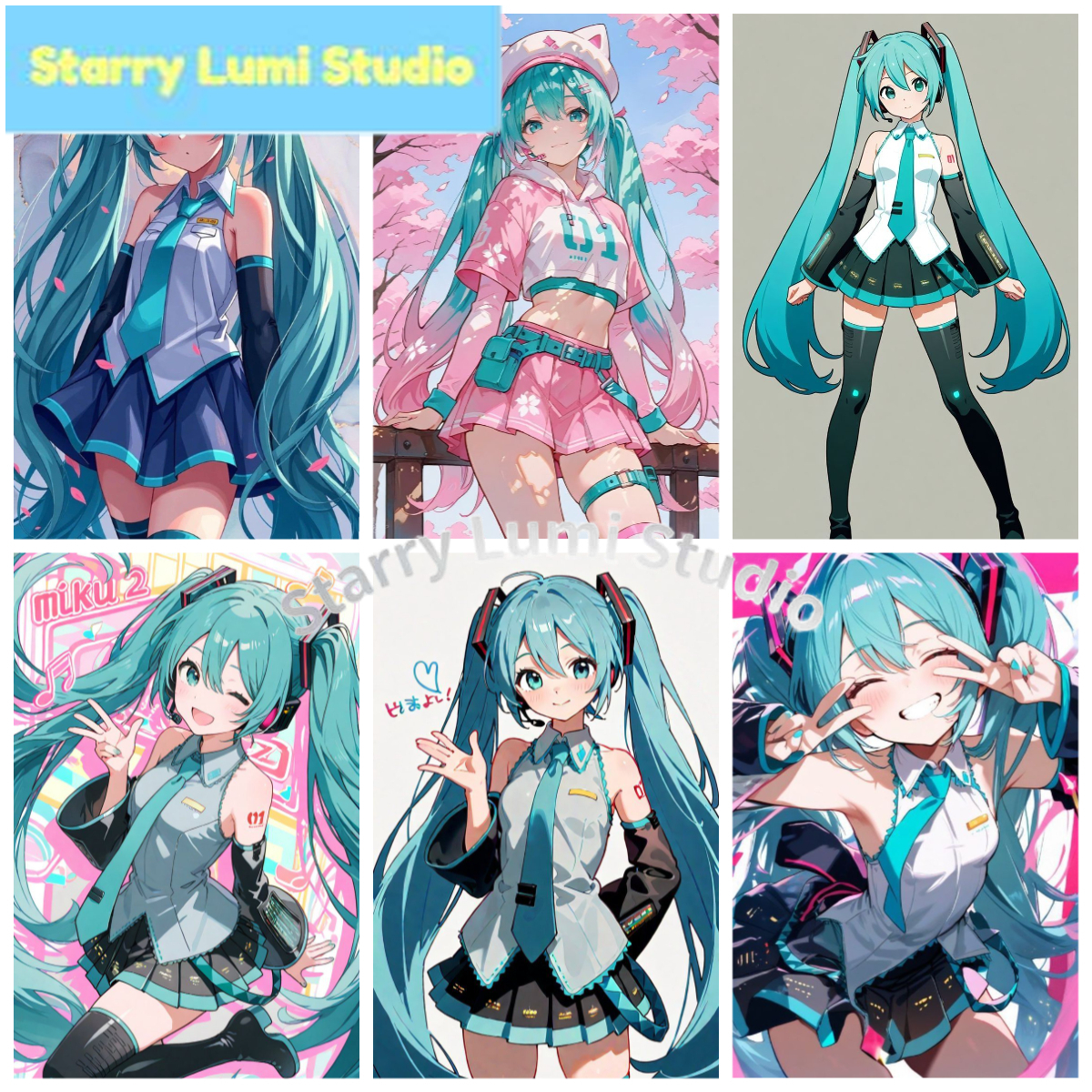 Resin Art Diy - Hatsune Miku Anime Diamond Painting 5D