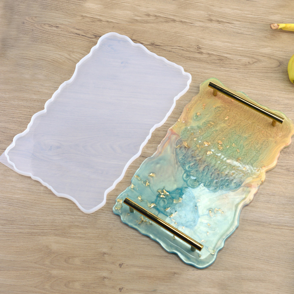 Resin Art Tray - 1Set Silicone DIY Tray Mold Set