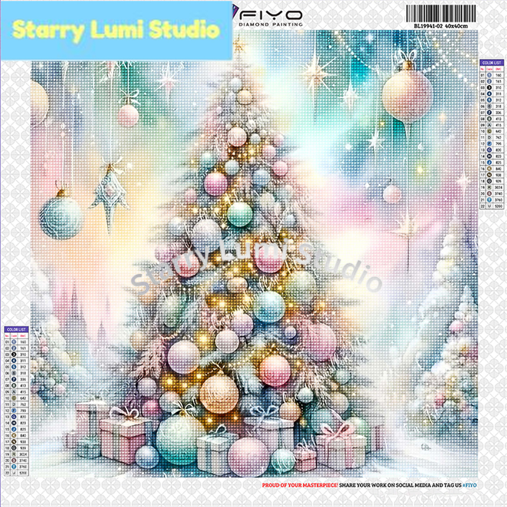 Resin Art Diy - Diamond Painting Kit Christmas Tree New
