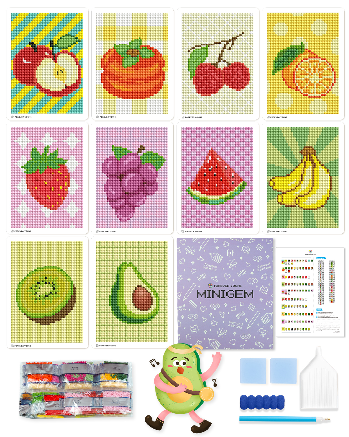 Resin Art Diy - ForeverYoung DIY Diamond Painting Kits Fruit