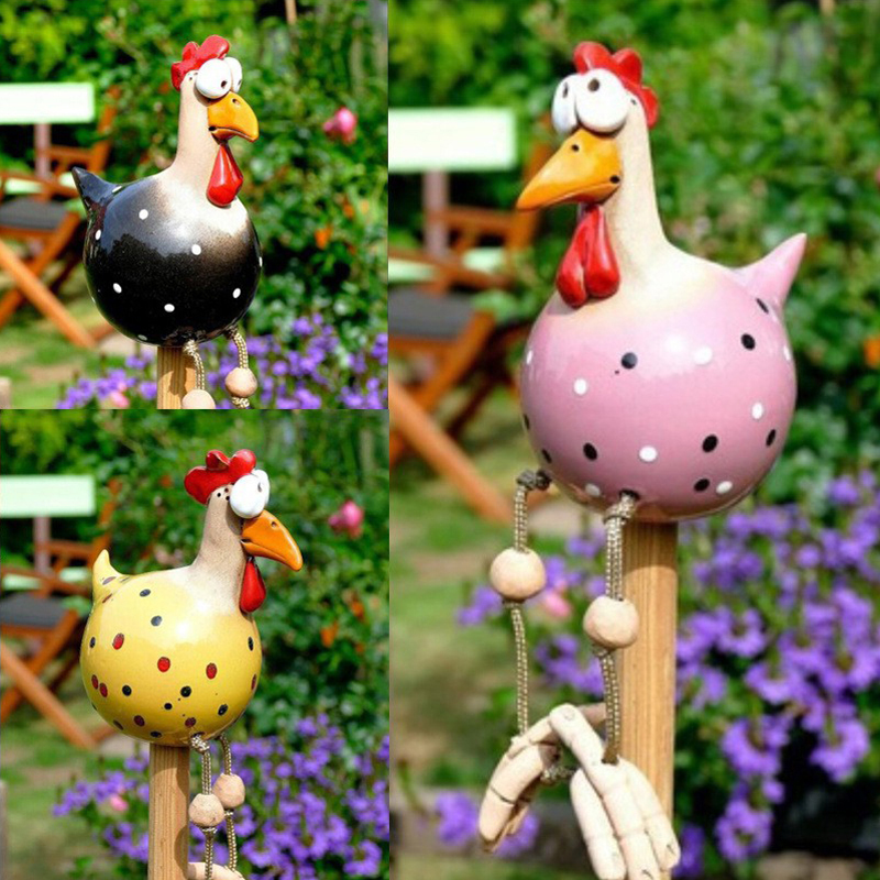 Funny Chicken Fence Decor Resi - đánh giá và giá Resin Art Sculptures