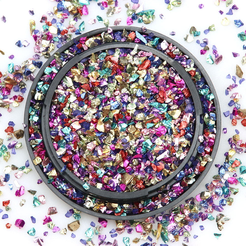 Multi color mixed nail 10g/Lot - đánh giá và giá Resin Art Diy