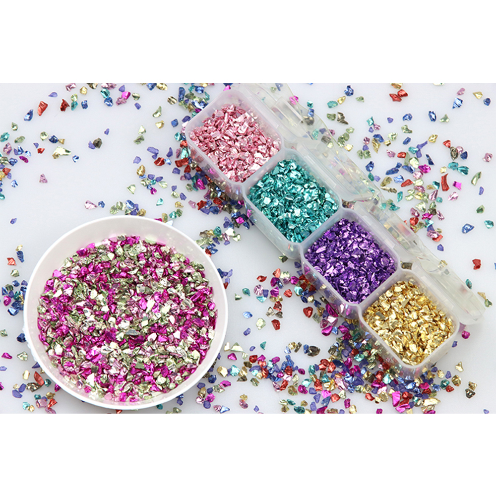 Multi color mixed nail 10g/Lot - đánh giá và giá Resin Art Diy