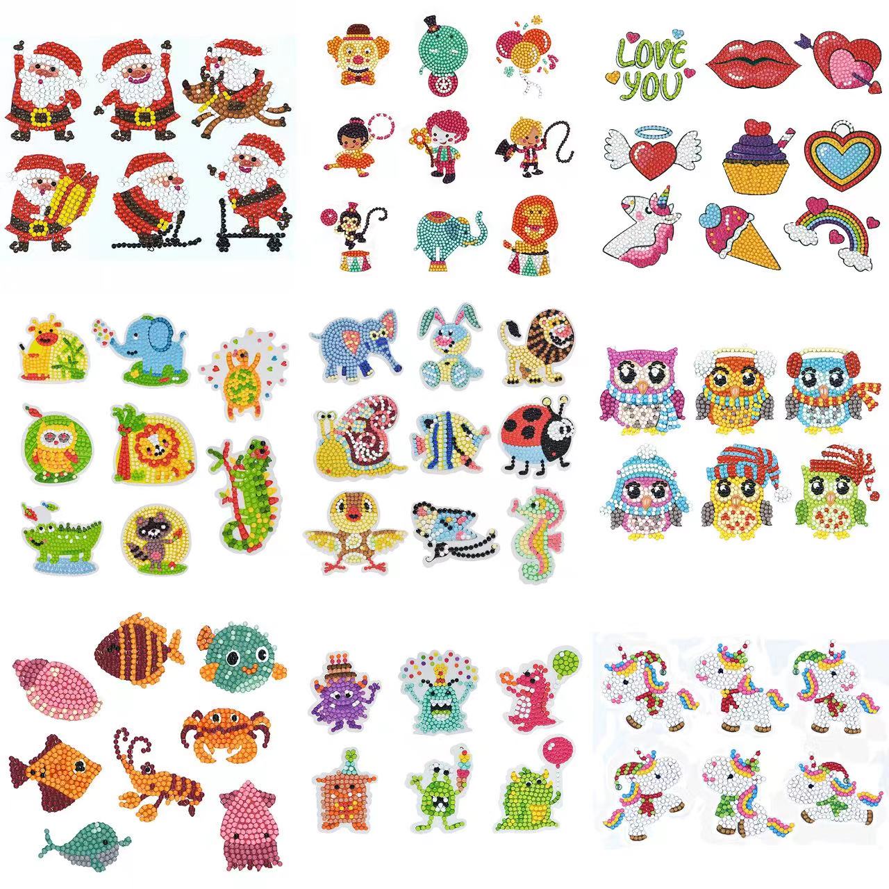 Diamond Painting Stickers 5D D - đánh giá và giá Resin Art Sticker