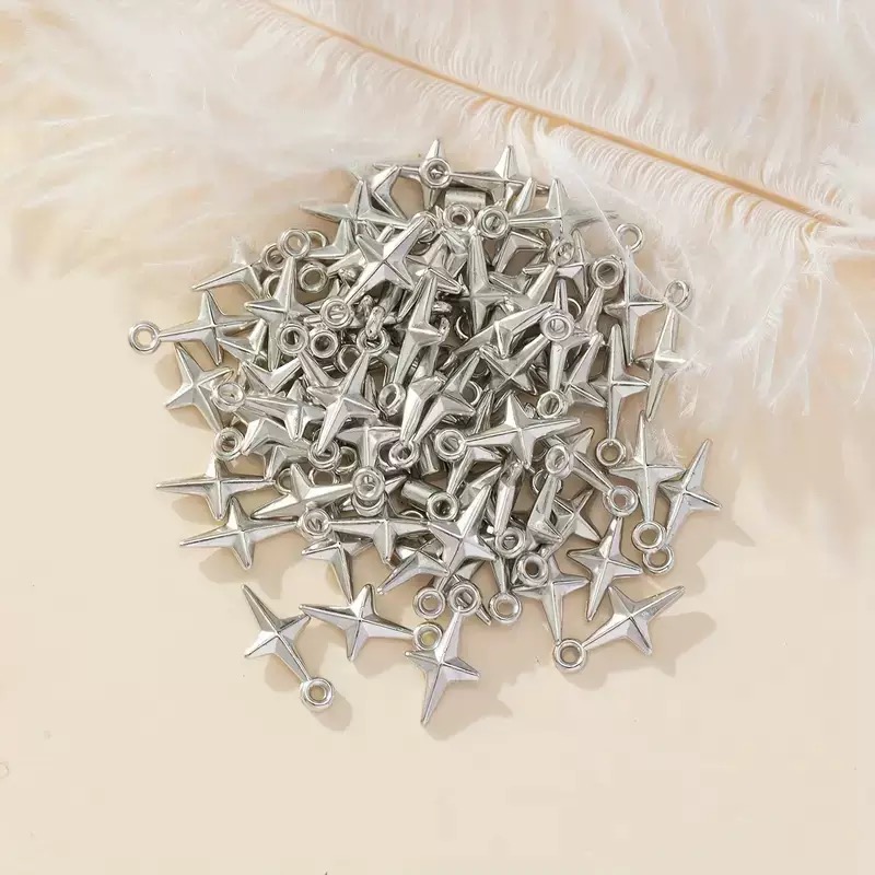 100pcs 16x8mm Charms Shining S - đánh giá và giá Resin Art Box
