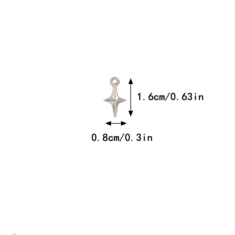 100pcs 16x8mm Charms Shining S - đánh giá và giá Resin Art Box
