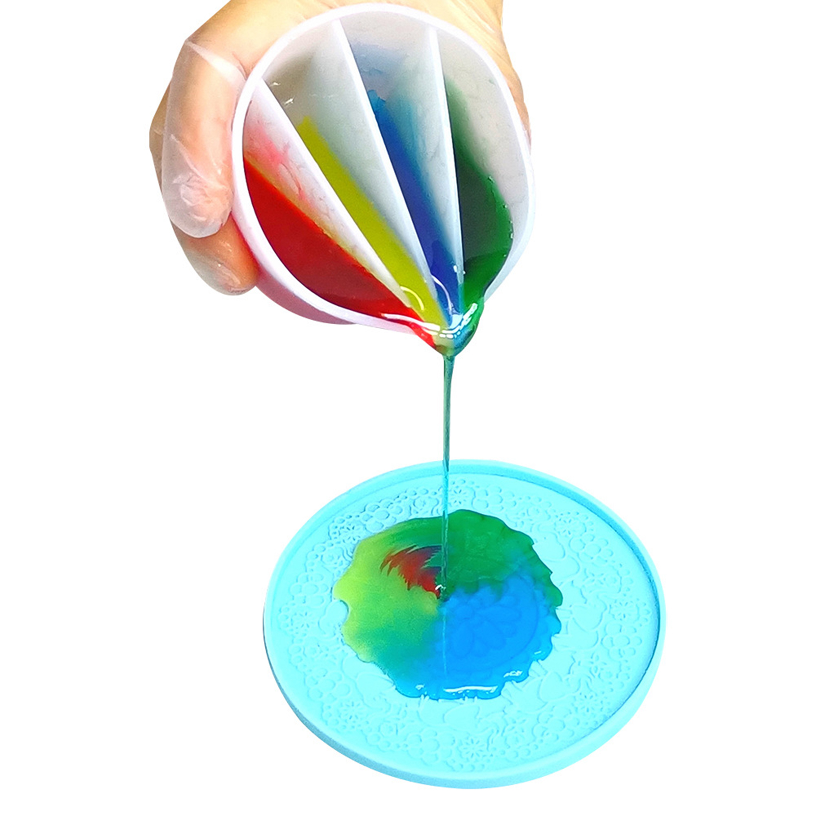 Silicone Split Mixing Cups wit - đánh giá và giá Resin Art Pouring