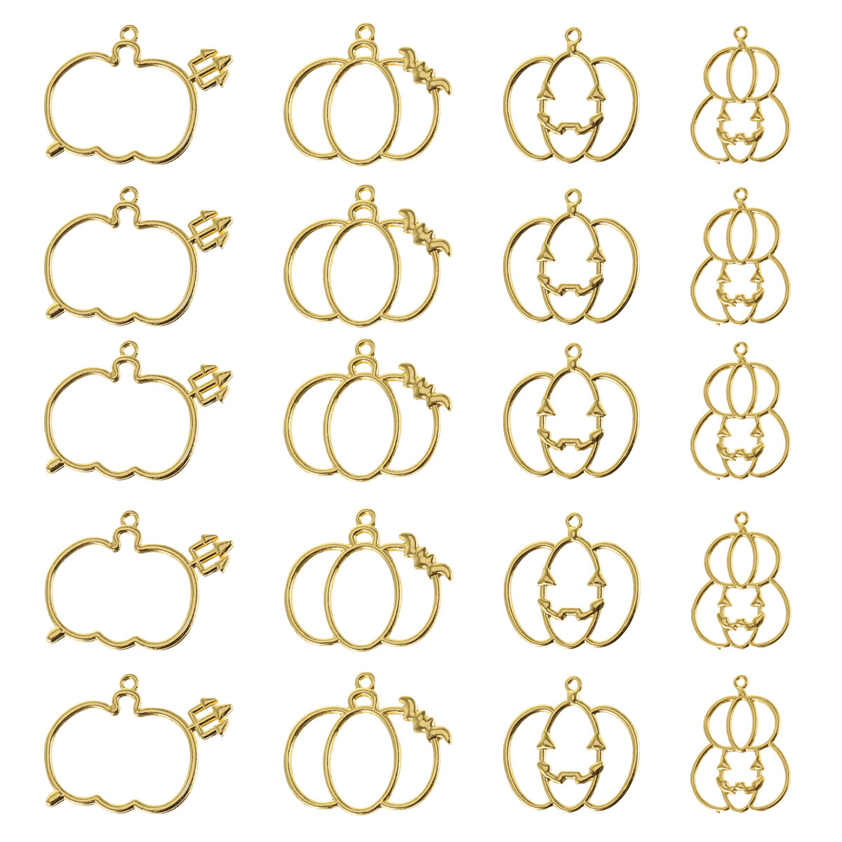 20Pcs DIY Pumpkin Resin Pendan - đánh giá và giá Resin Art Diy