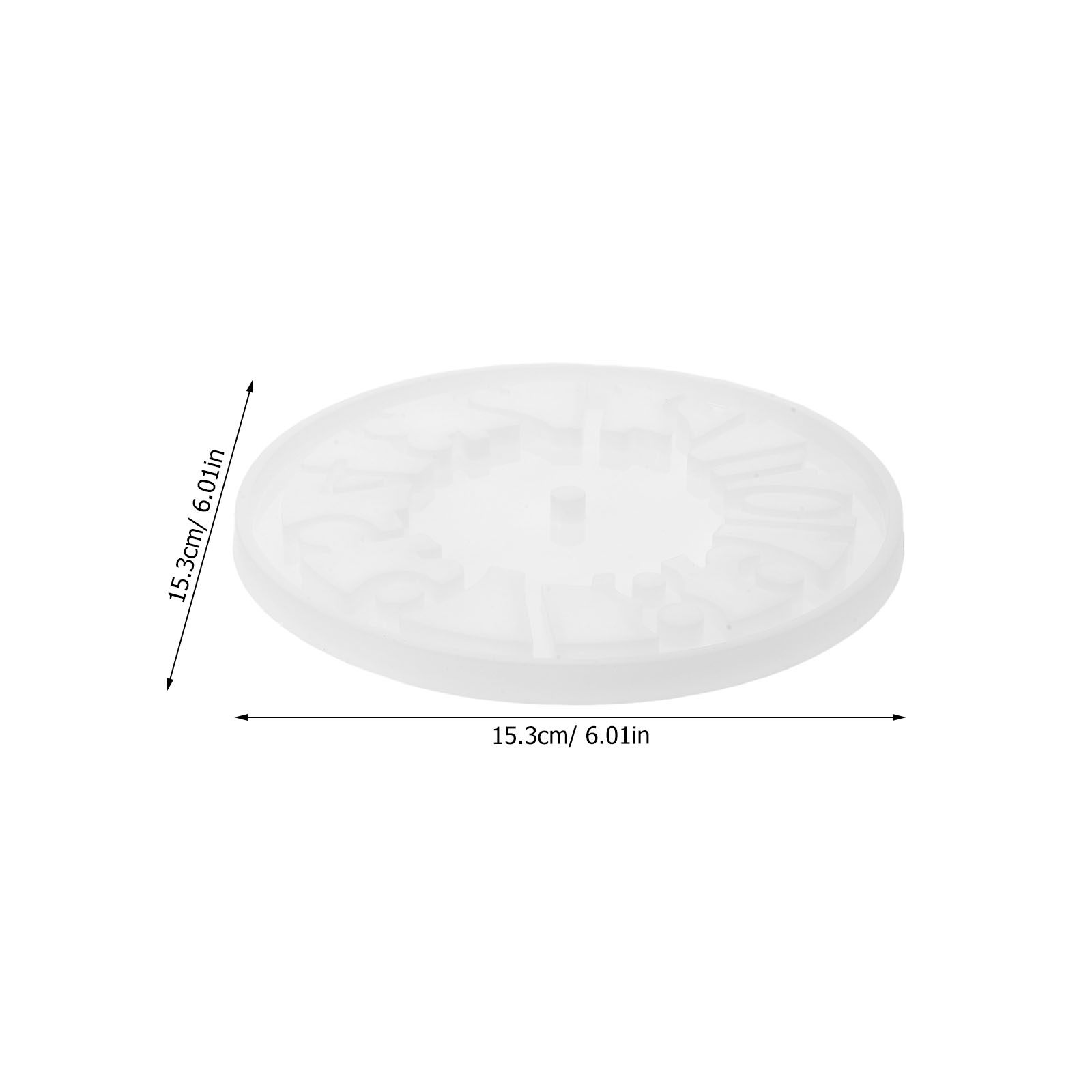 4Pcs Hollow Clock Silicone Mol - đánh giá và giá Resin Art Wall Clock