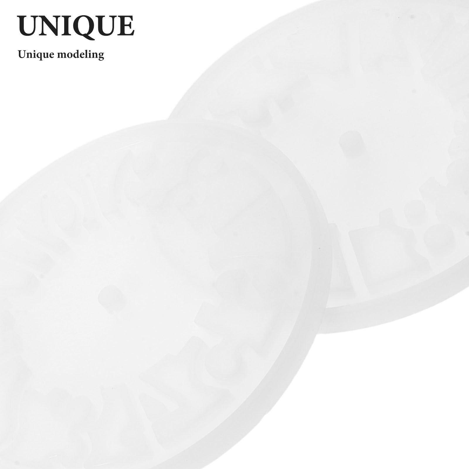 4Pcs Hollow Clock Silicone Mol - đánh giá và giá Resin Art Wall Clock