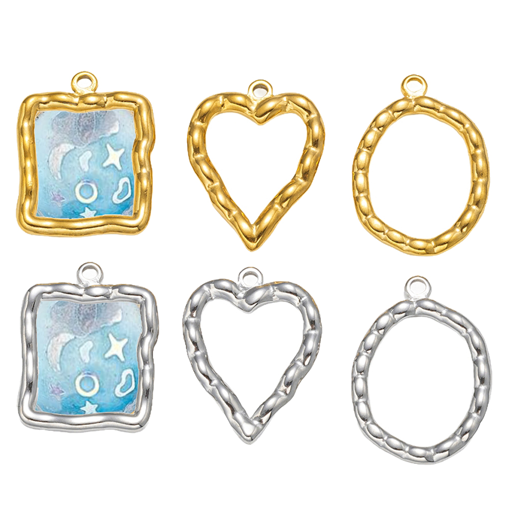 5pcs Stainless Steel Heart Rou - đánh giá và giá Resin Art Box