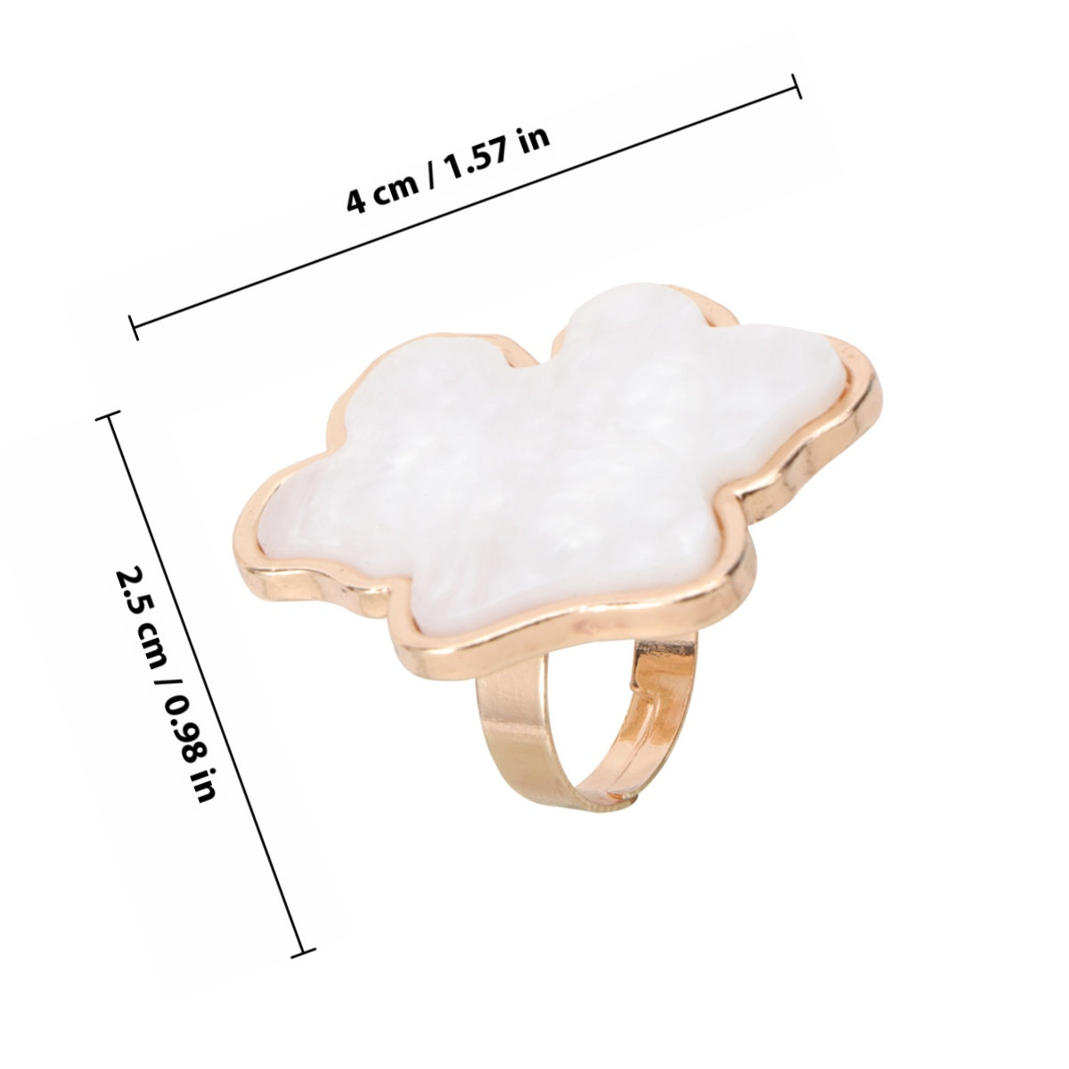 2Pcs Nail Art Finger Ring Pale - đánh giá và giá Resin Art Tray