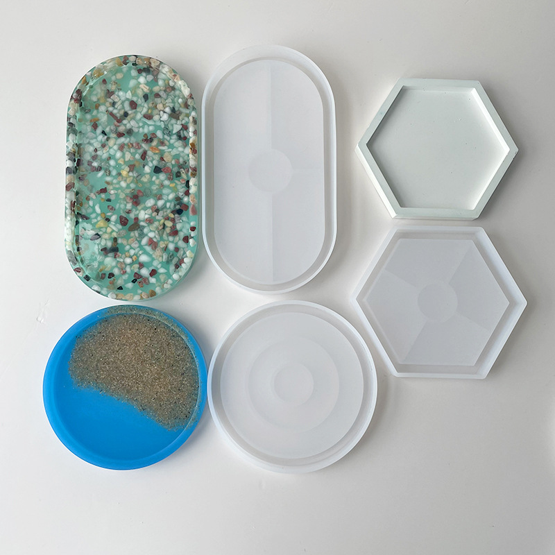 Round Coaster Silicone Mold DI - đánh giá và giá Resin Art Tray
