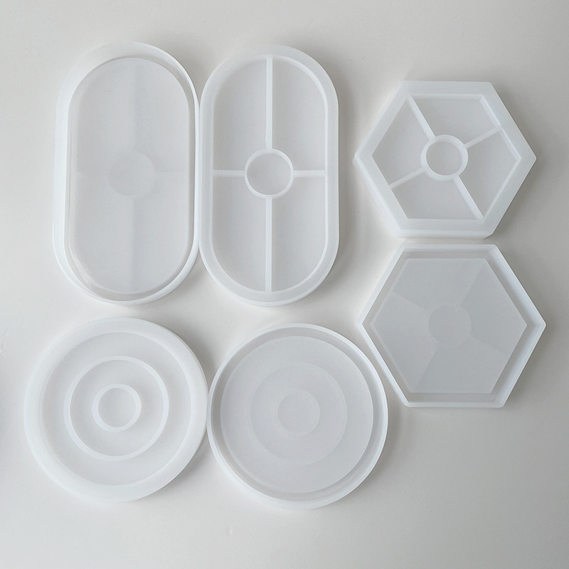 Round Coaster Silicone Mold DI - đánh giá và giá Resin Art Tray