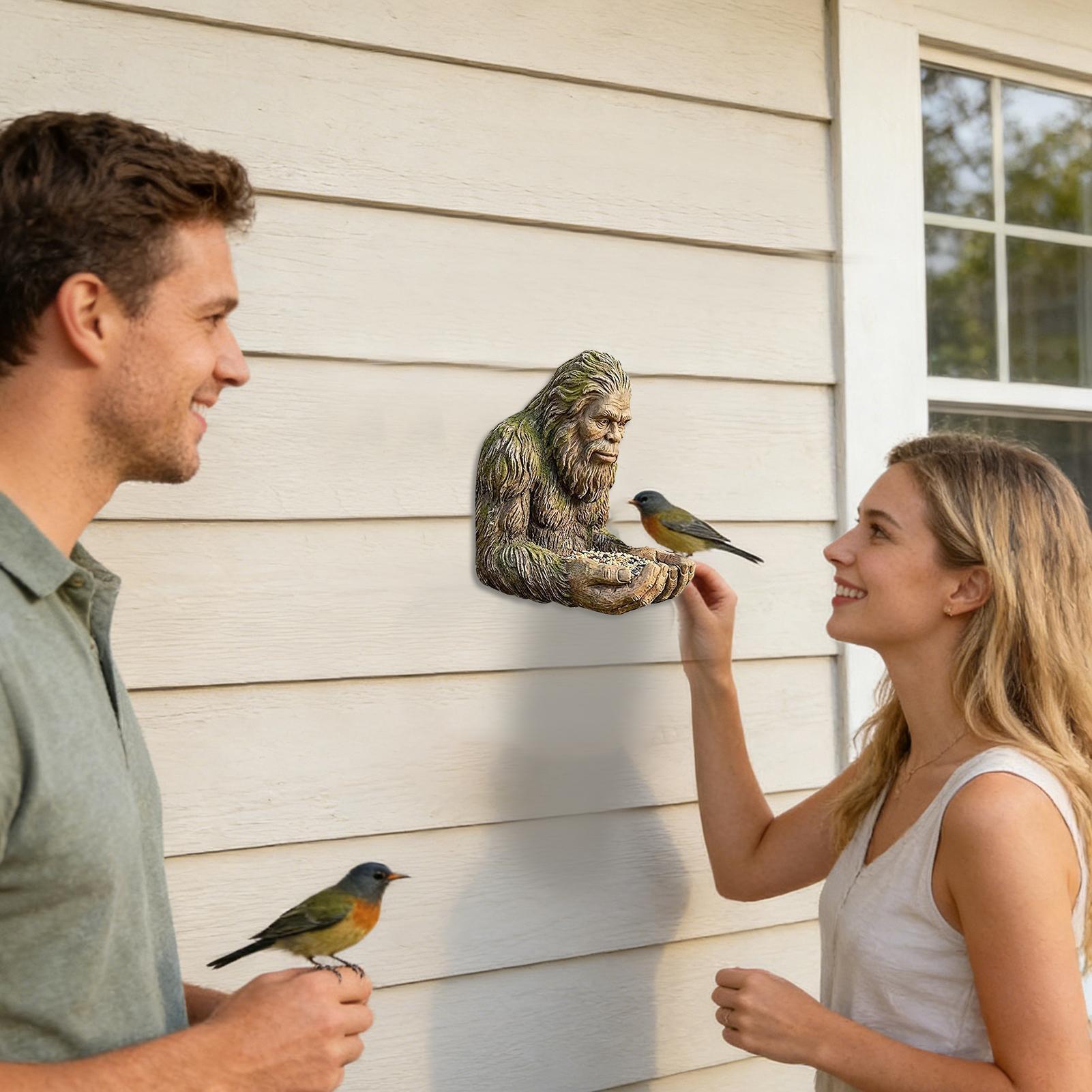 1Pc Bird Feeder Outdoor Decora - đánh giá và giá Resin Art Tray