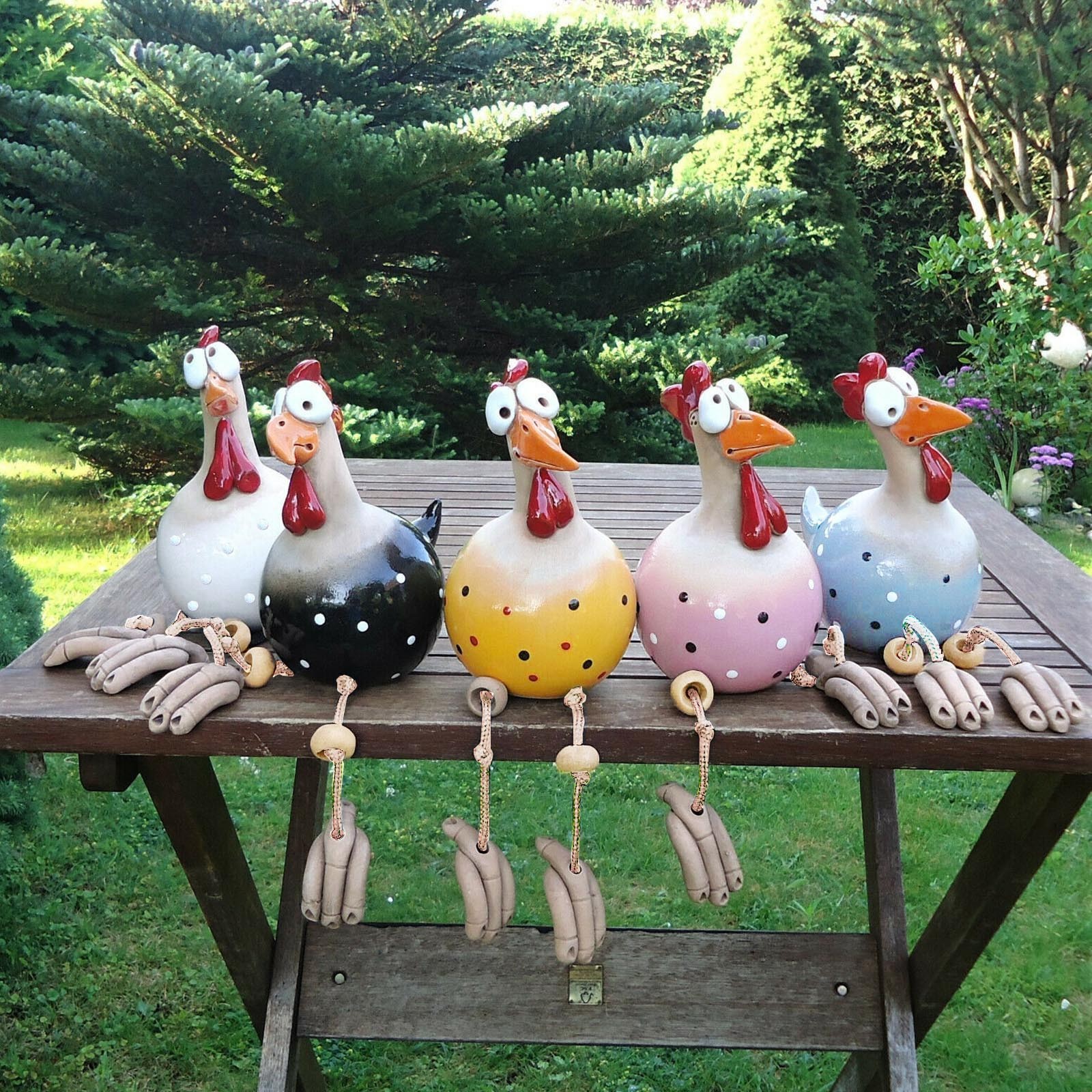 Funny Chicken Fence Decor Resi - đánh giá và giá Resin Art Sculptures