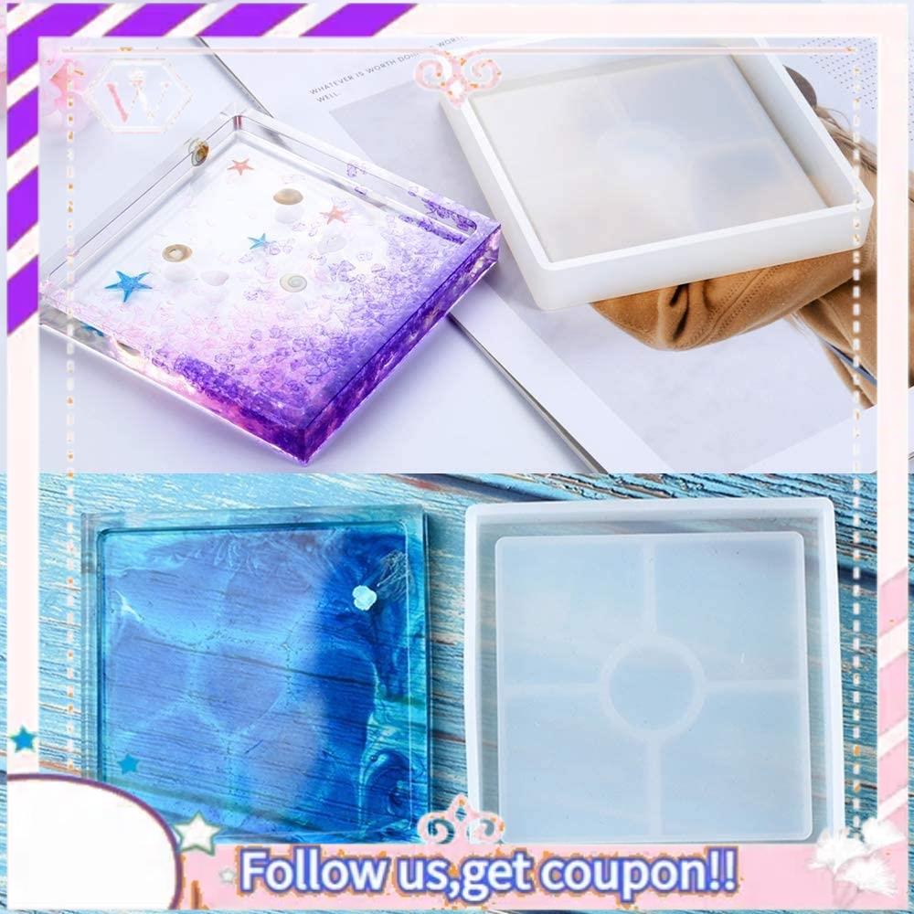 Y74A-6 Pack Coaster Silicone M - đánh giá và giá Coaster Mold Square