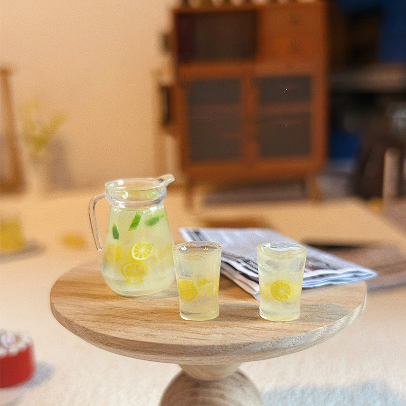 ●1:12 Dollhouse Miniature Lemo - đánh giá và giá Resin Art Kitchen
