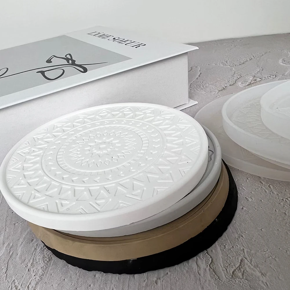 Mandala Round Coaster Resin Si - đánh giá và giá Coaster Mold Square