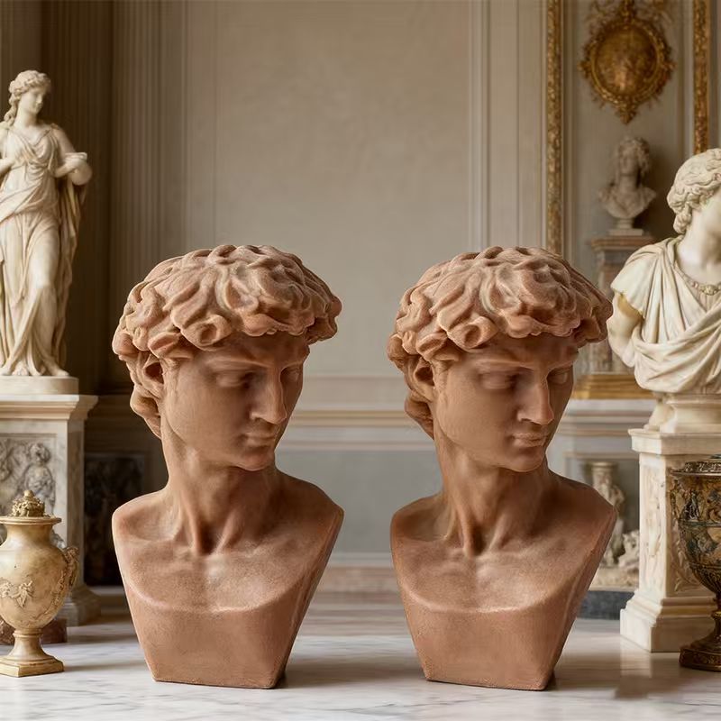 David Head Sculpture Silicone  - đánh giá và giá Resin Art Sculptures
