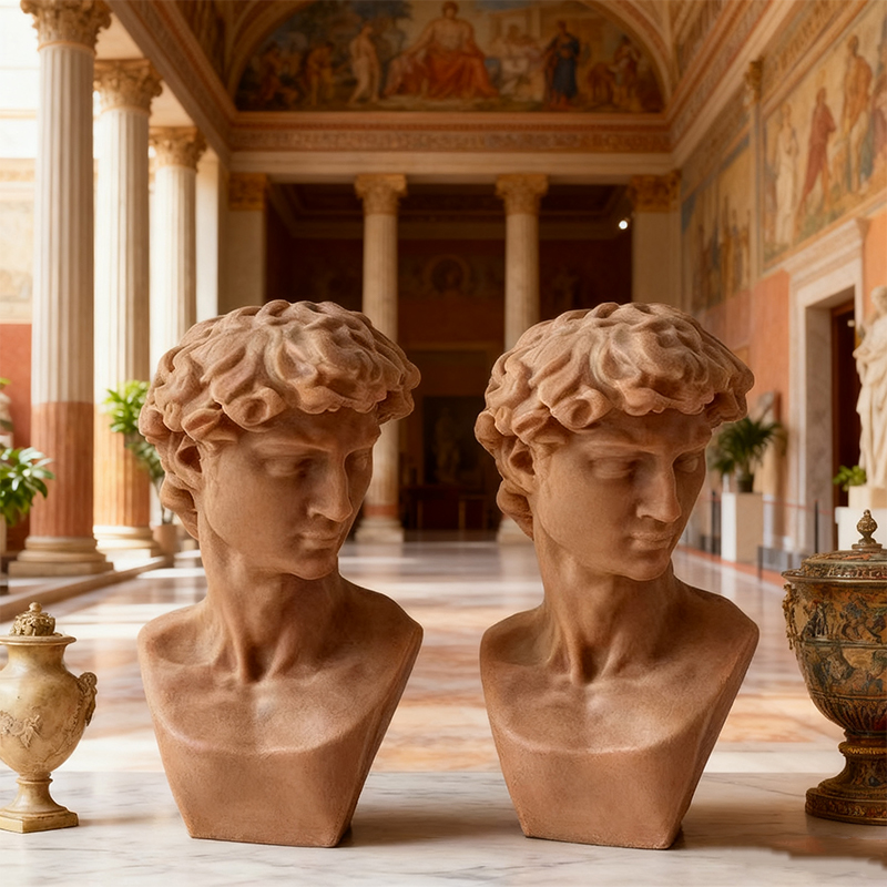 David Head Sculpture Silicone  - đánh giá và giá Resin Art Sculptures