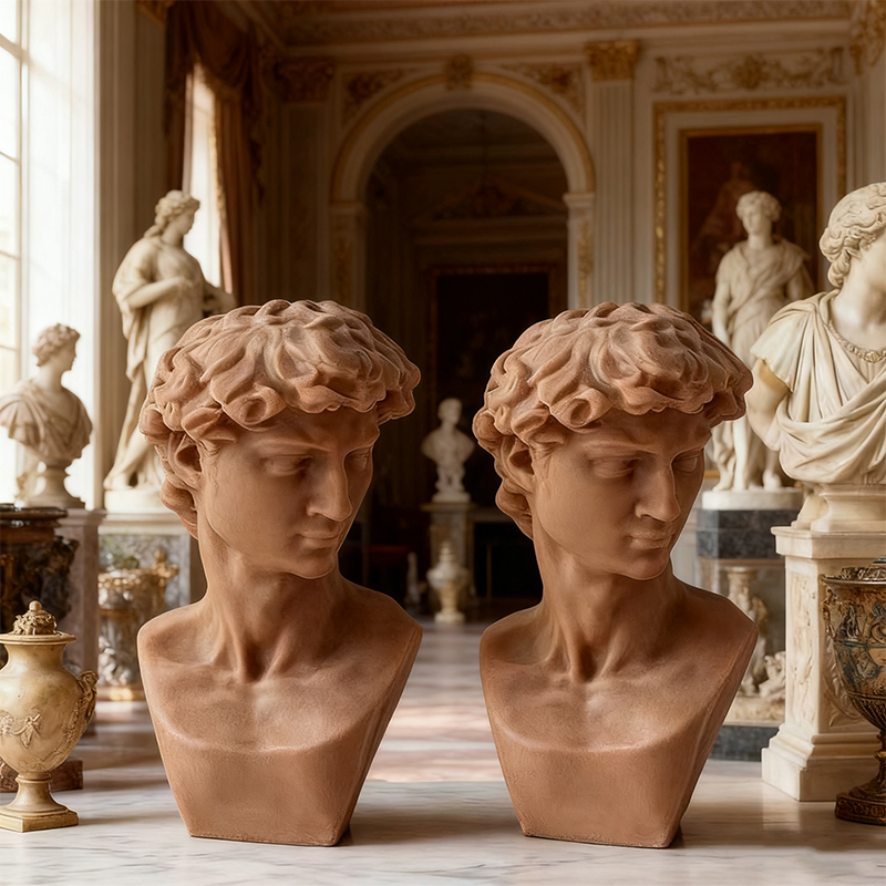 David Head Sculpture Silicone  - đánh giá và giá Resin Art Sculptures