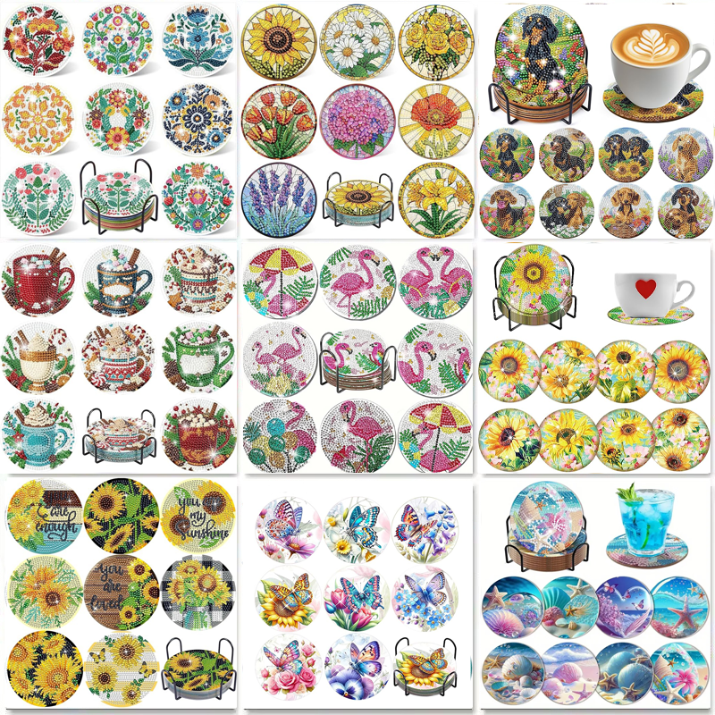 8-piece set/Diamond painting c - đánh giá và giá Resin Art Diy