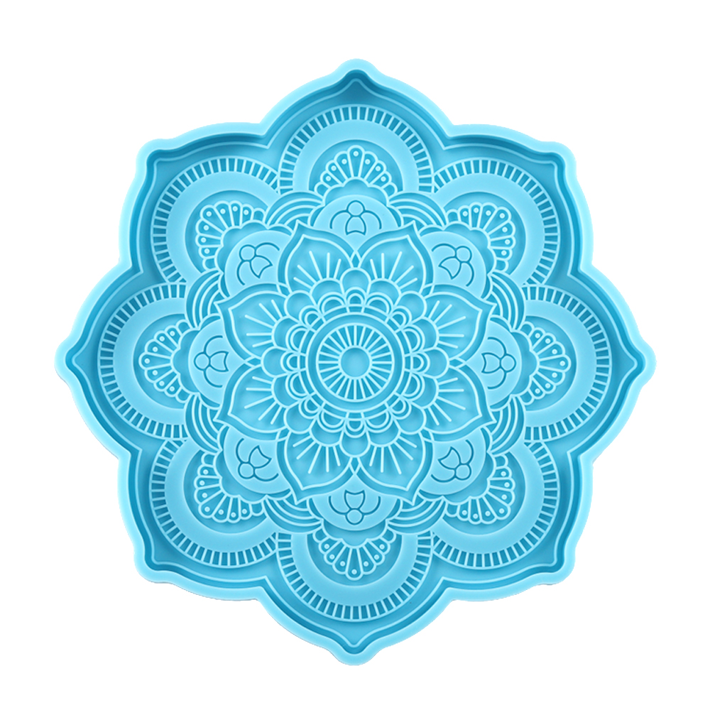 Mandala Coaster Silicone Mold  - đánh giá và giá Coaster Mold Square