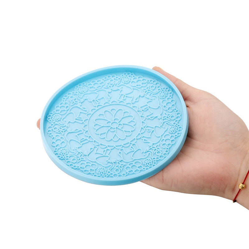Mandala Coaster Silicone Mold  - đánh giá và giá Coaster Mold Square