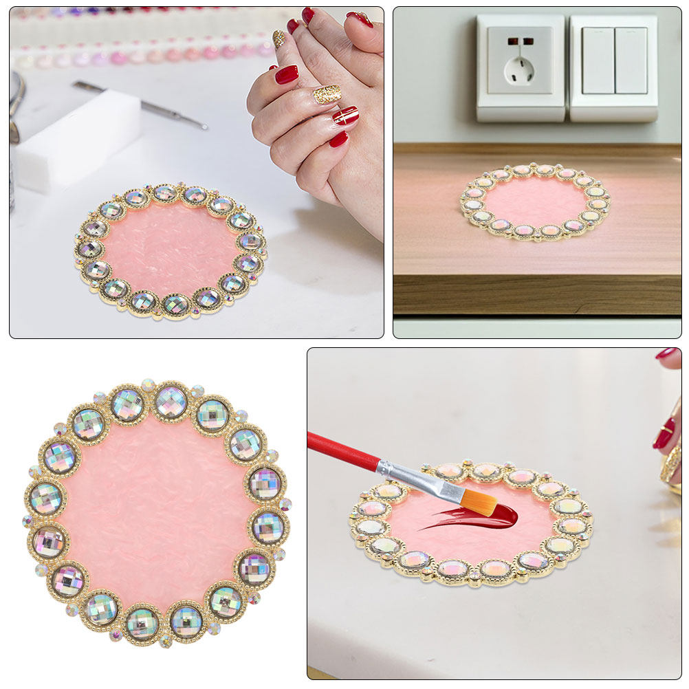 2Pcs Crystal Resin Nail Art Co - đánh giá và giá Resin Art Tray