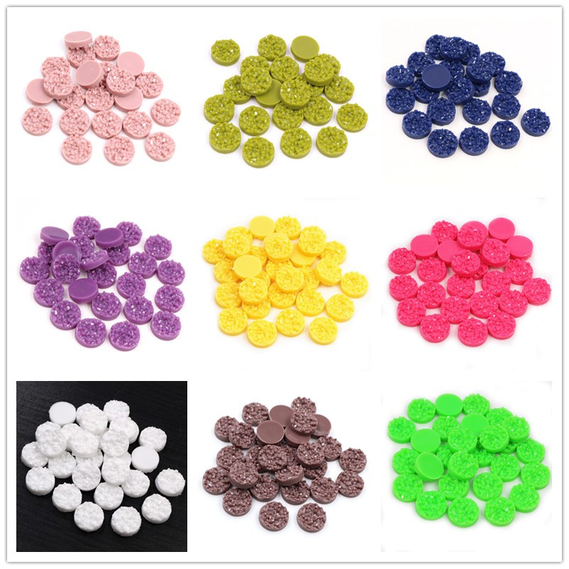 40pcs Resin Druzy Cabochons Do - đánh giá và giá Resin Art Box