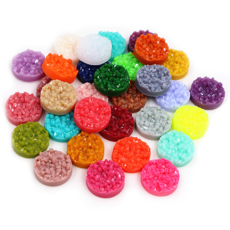 40pcs Resin Druzy Cabochons Do - đánh giá và giá Resin Art Box