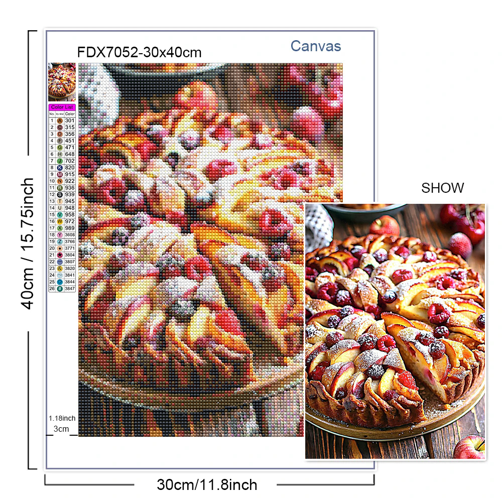 Fruit Diamond Painting Delicio - đánh giá và giá Resin Art Kitchen