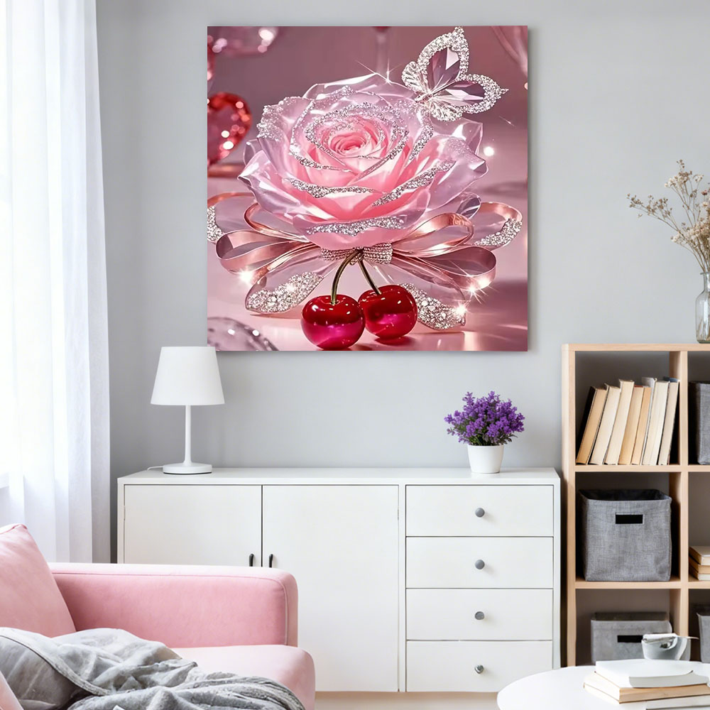 HUACAN Diamond Mosaic Rose Flo - đánh giá và giá Resin Art Kitchen