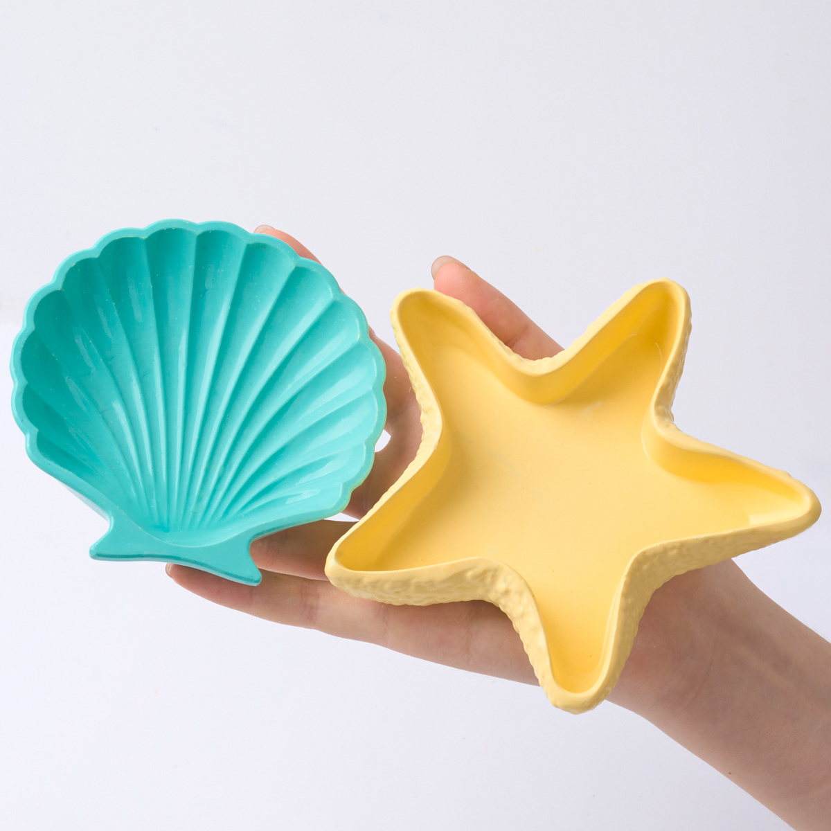 DIY Concrete Starfish Starage  - đánh giá và giá Coaster Mold Square