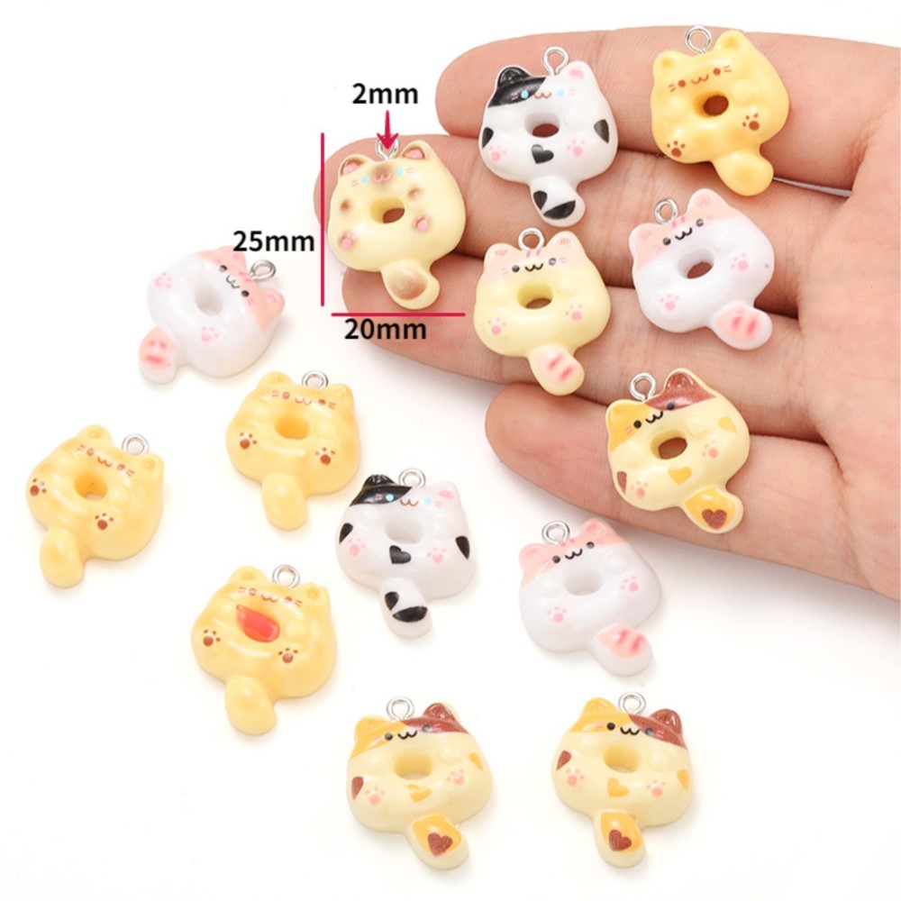 10Pcs Kawaii Cartoon Cat Resin - đánh giá và giá Resin Art Box