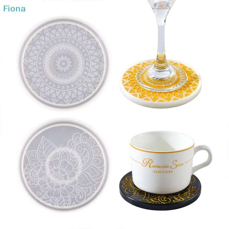 ✔Flower Coaster Silicone Mold  - đánh giá và giá Coaster Mold Square