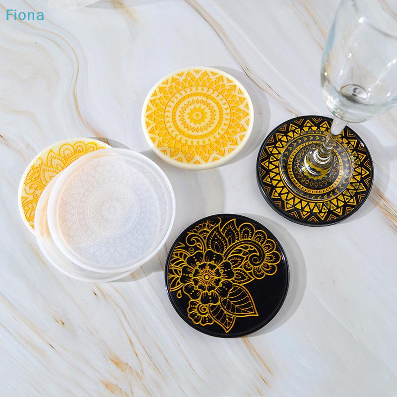 ✔Flower Coaster Silicone Mold  - đánh giá và giá Coaster Mold Square