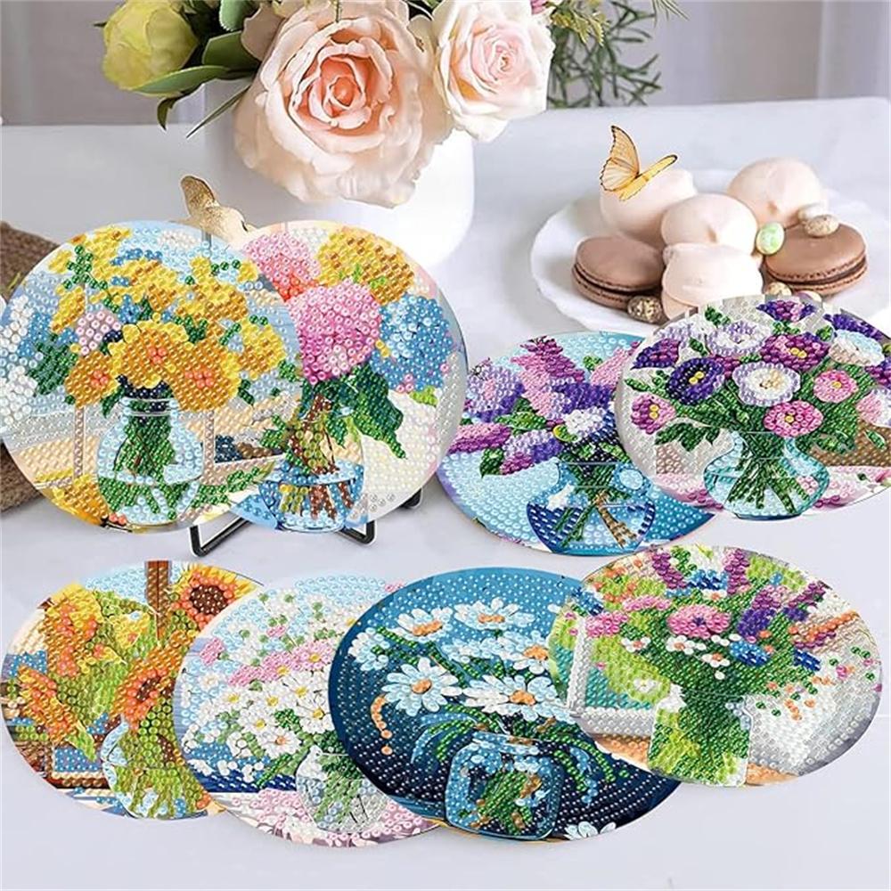8-piece set of diamond paintin - đánh giá và giá Resin Art Diy