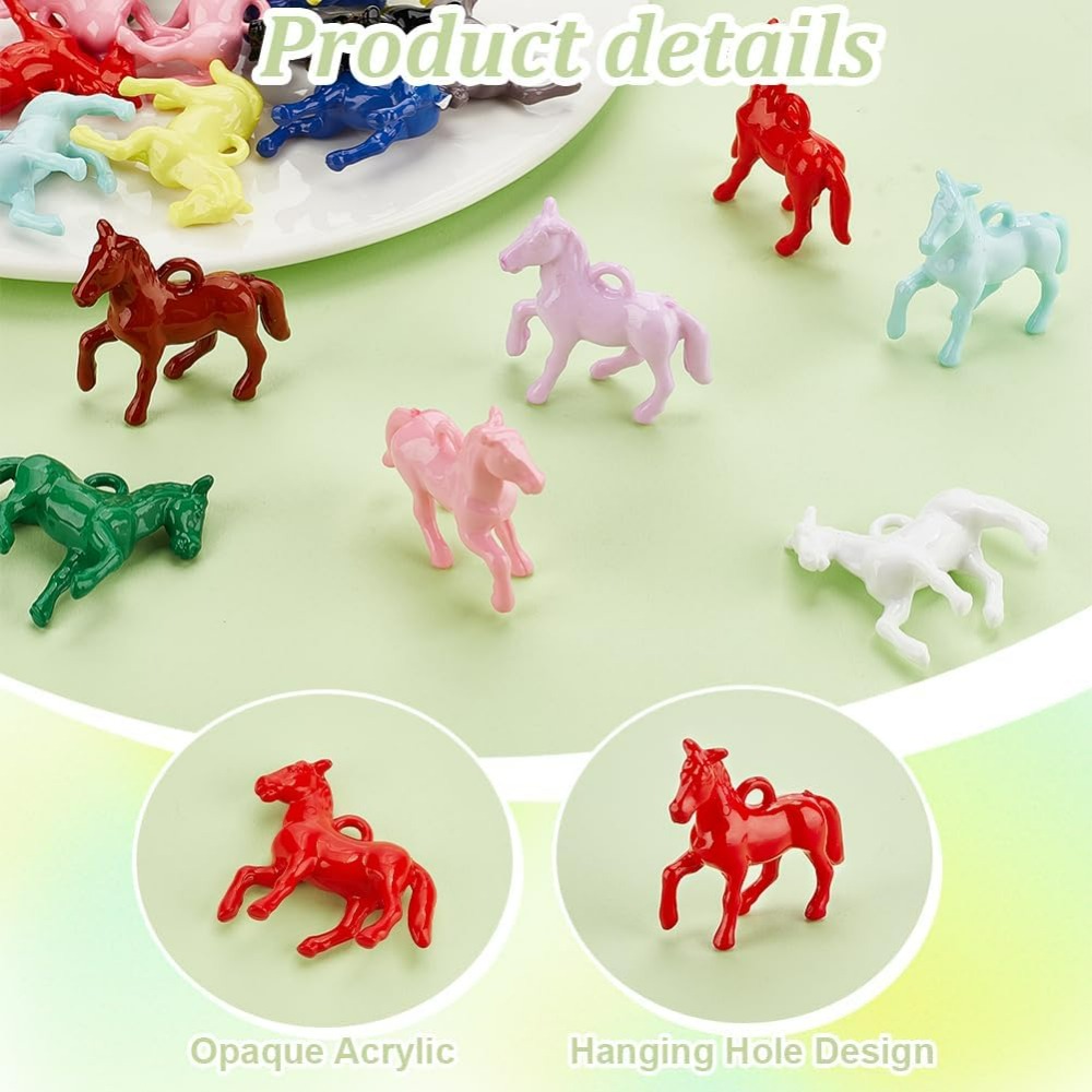 48pcs Opaque Acrylic Pendants  - đánh giá và giá Resin Art Diy