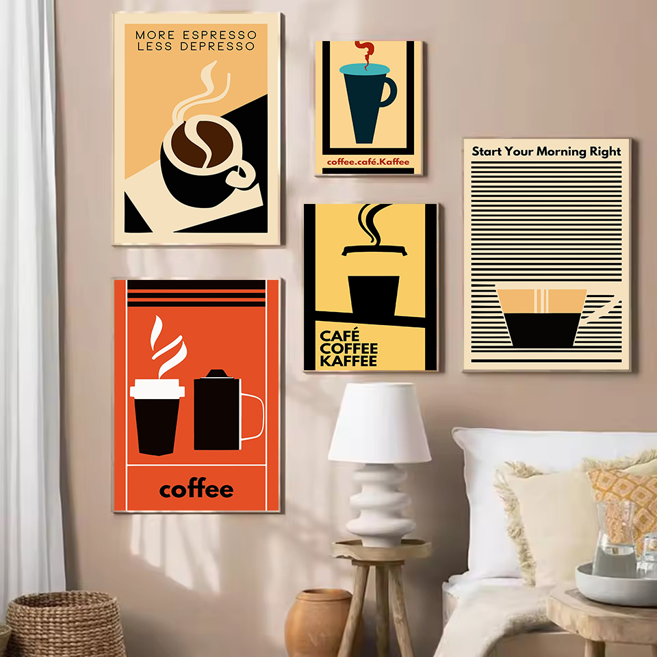 Retro Minimalist Funny Coffee  - đánh giá và giá Resin Art Quotes
