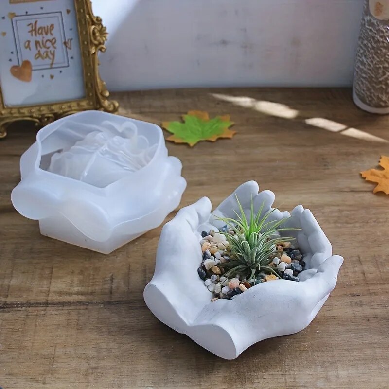 1pc Hand Plaster Mold for Resi - đánh giá và giá Coaster Mold Square