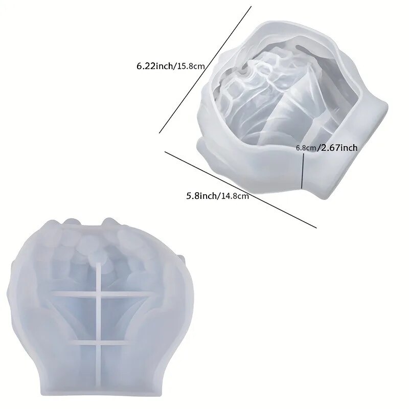 1pc Hand Plaster Mold for Resi - đánh giá và giá Coaster Mold Square