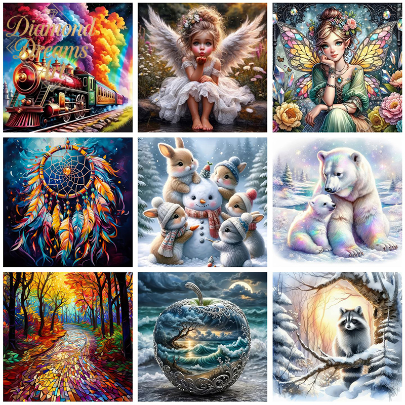 Frameless,New Mosaic 5D Diy Di - đánh giá và giá Resin Art Accessories