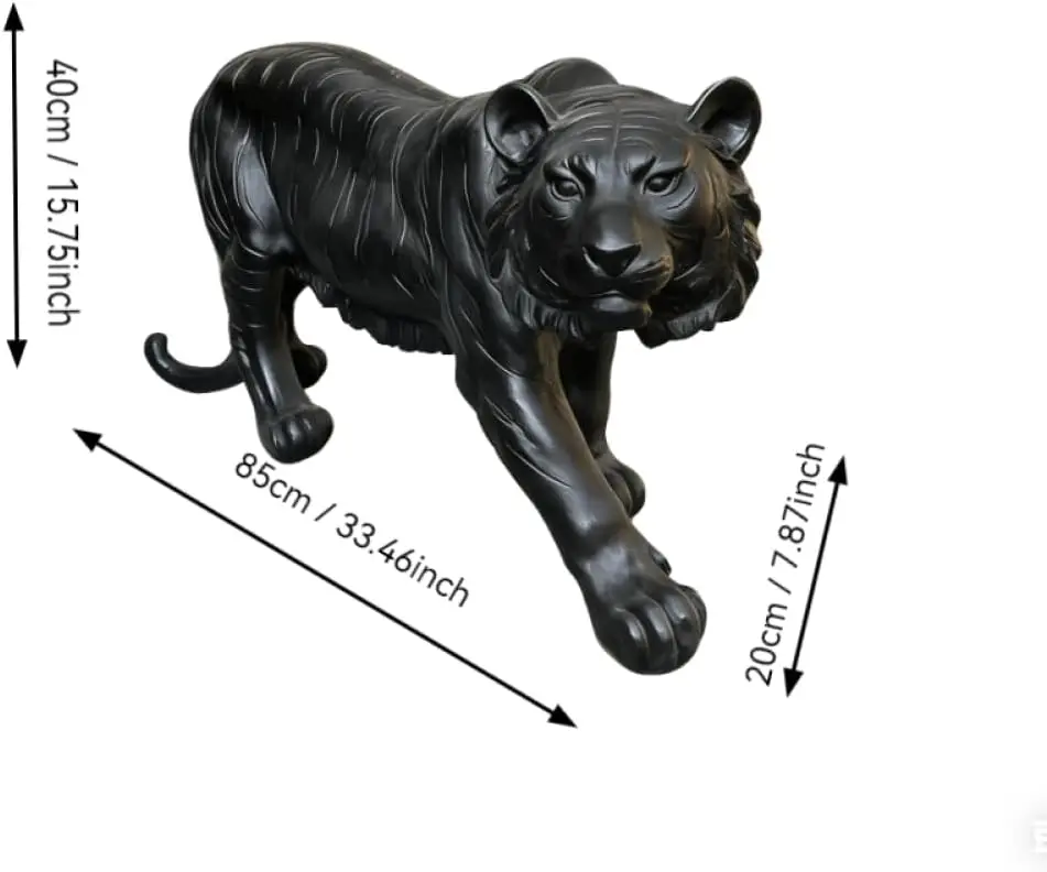 Black Tiger Statue Outdoor Dec - đánh giá và giá Resin Art Sculptures