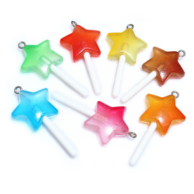 10pcs Resin Pendants Shiny Rou - đánh giá và giá Resin Art For Sale