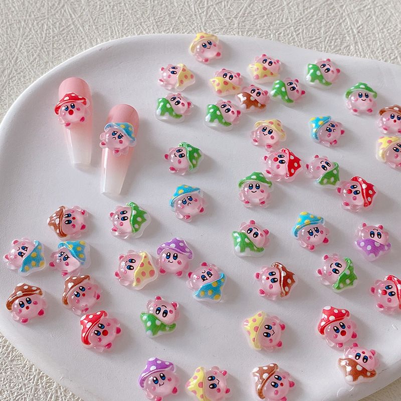 2/10/20pcs Kirby Nail Charms 3 - đánh giá và giá Resin Art Accessories