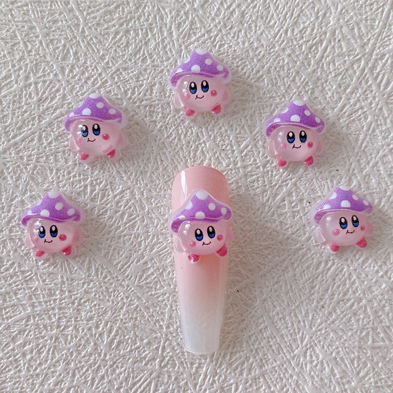 2/10/20pcs Kirby Nail Charms 3 - đánh giá và giá Resin Art Accessories